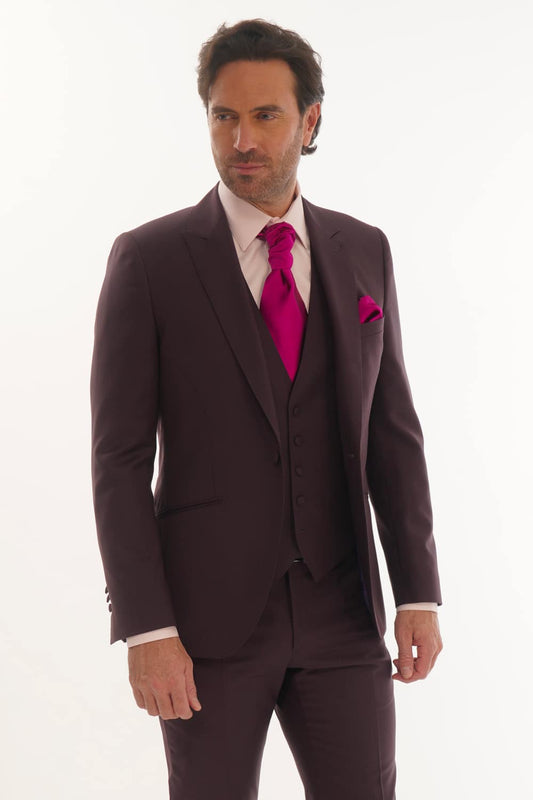 Costume 3 pièces - Prune