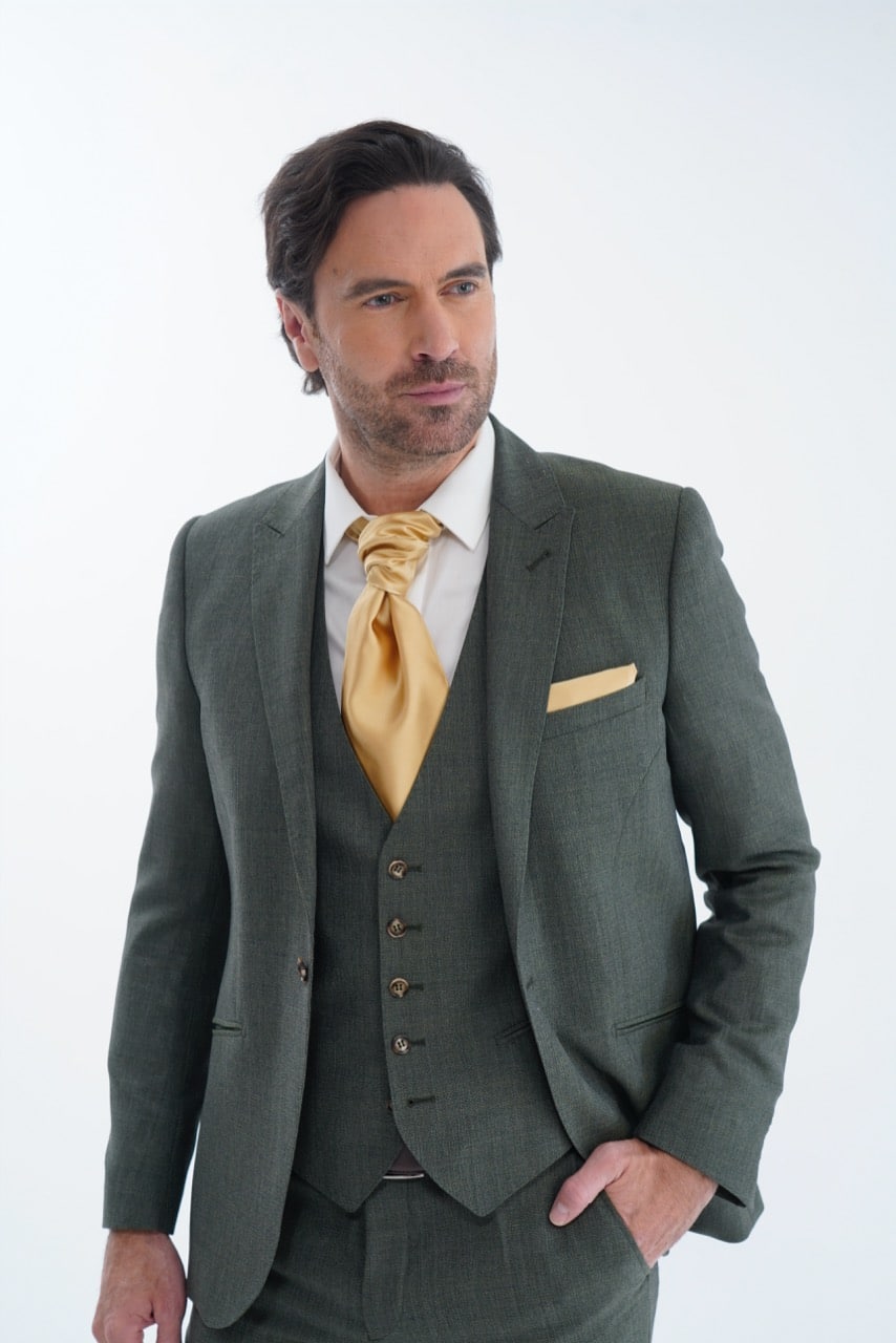Costume sur-mesure 3 pièces - Vert eucalyptus
