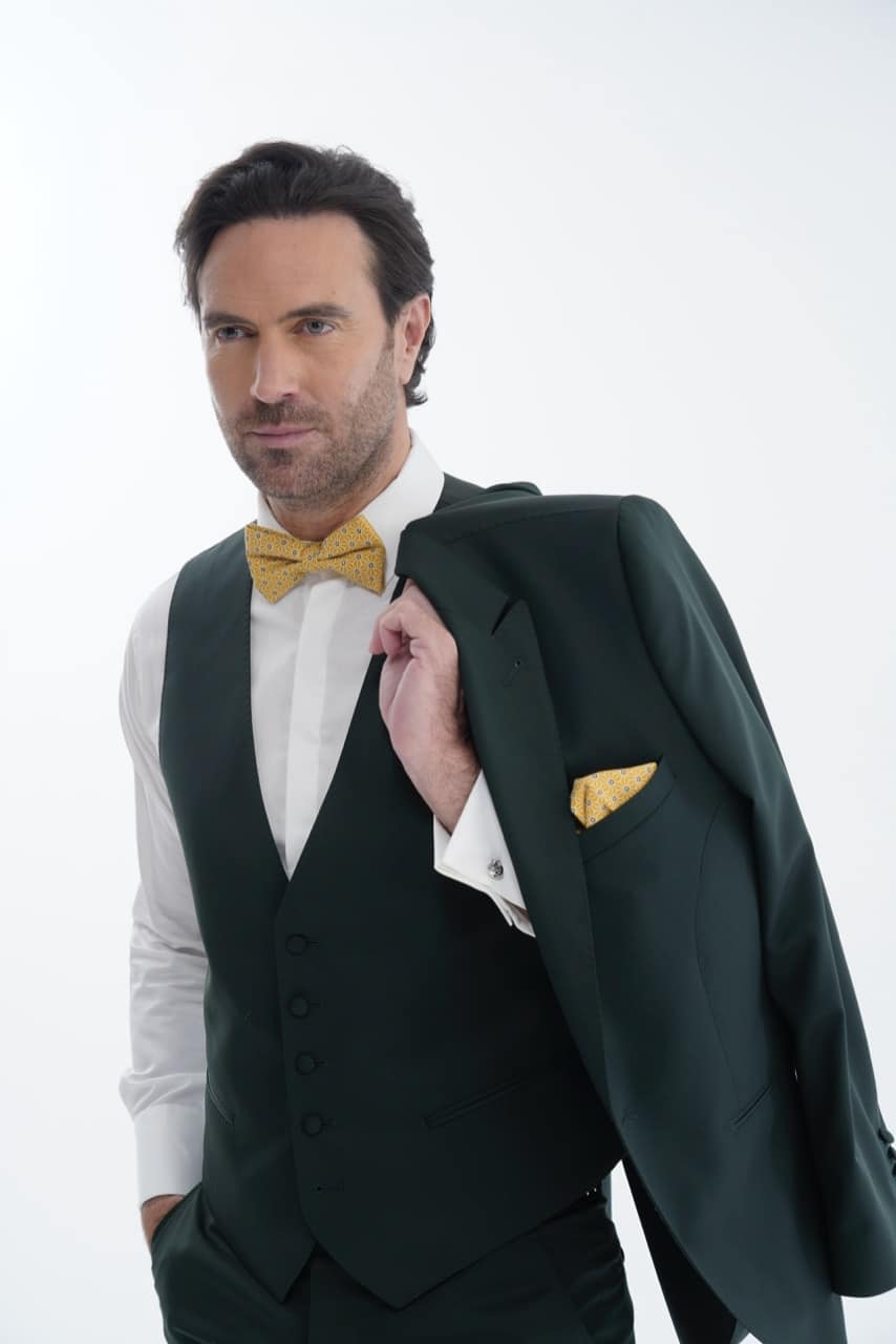 Costume 3 pièces - Vert bouteille