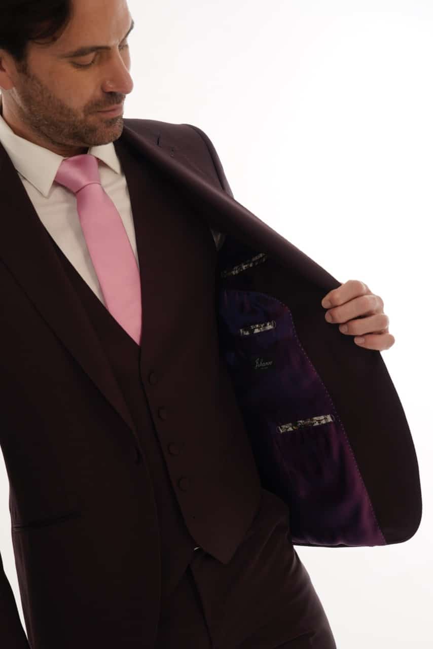 Costume 3 pièces - Prune