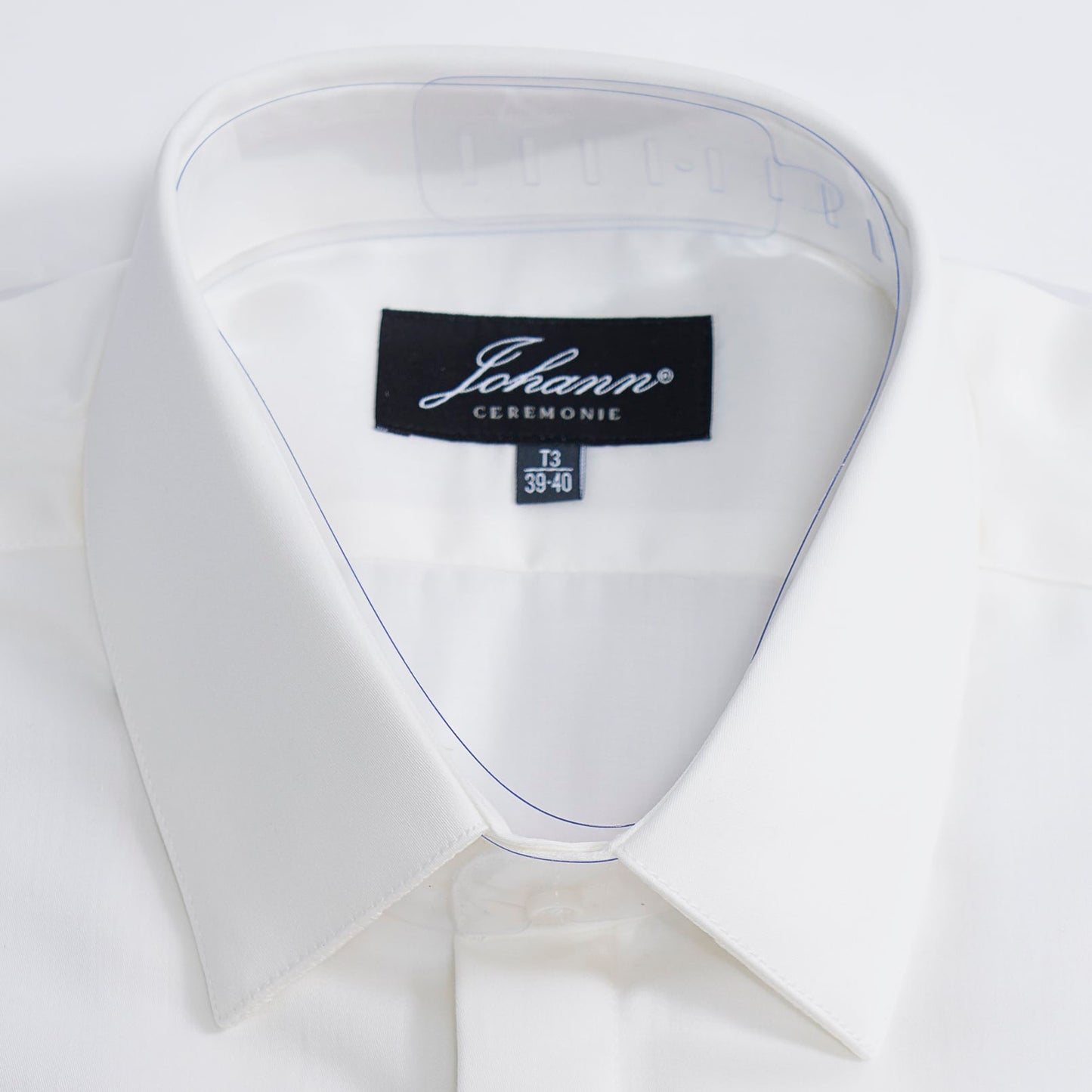 Chemise Cérémonie - Col classique poignet mousquetaire - Blanche