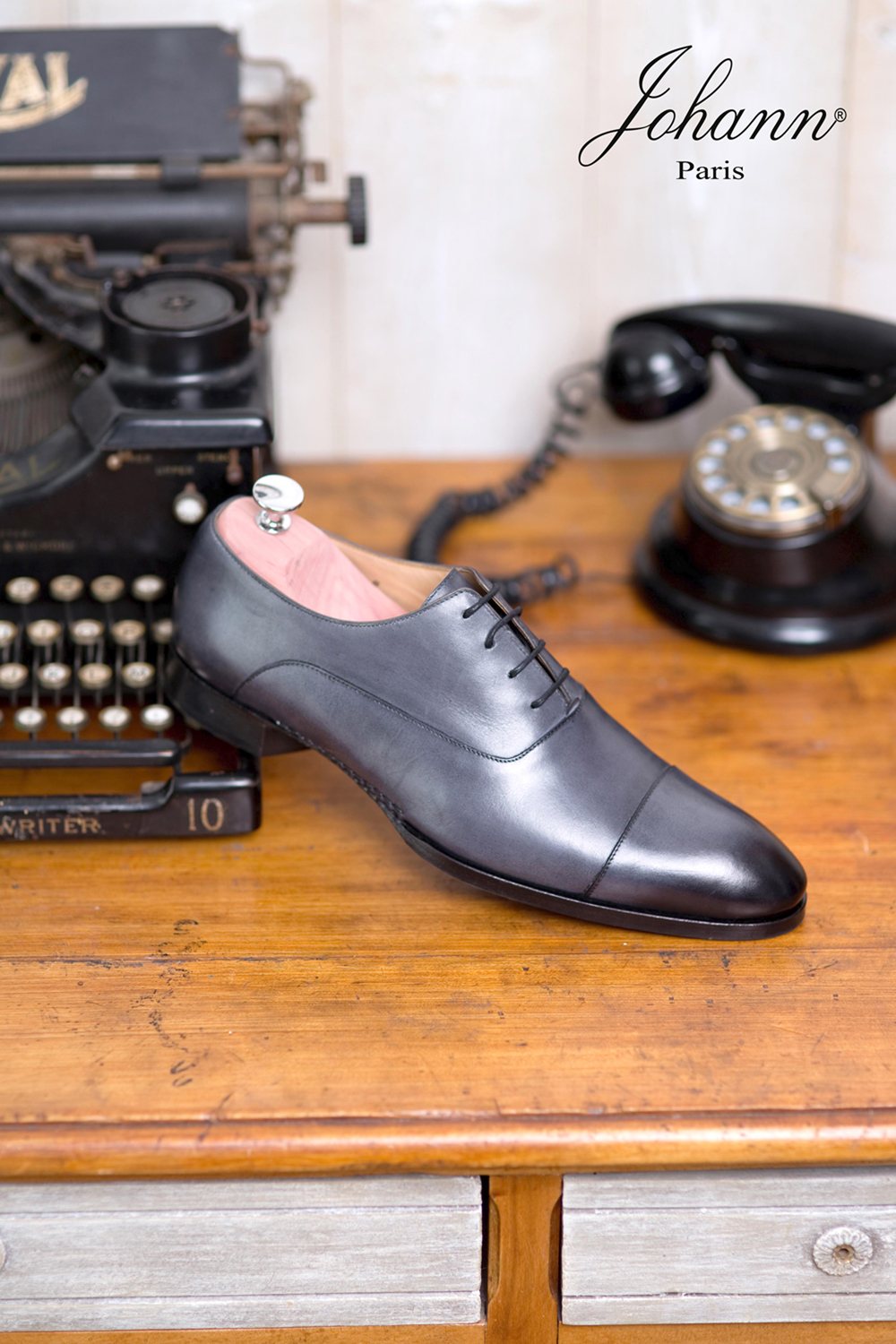 Chaussures Richelieu De Gier grises