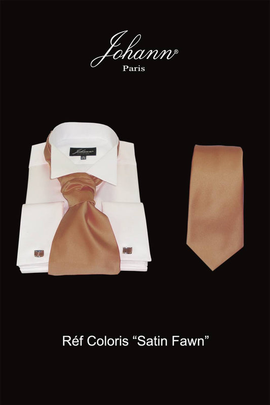 Ascot / Lavallière – Cravate – Nœud Papillon Taupe