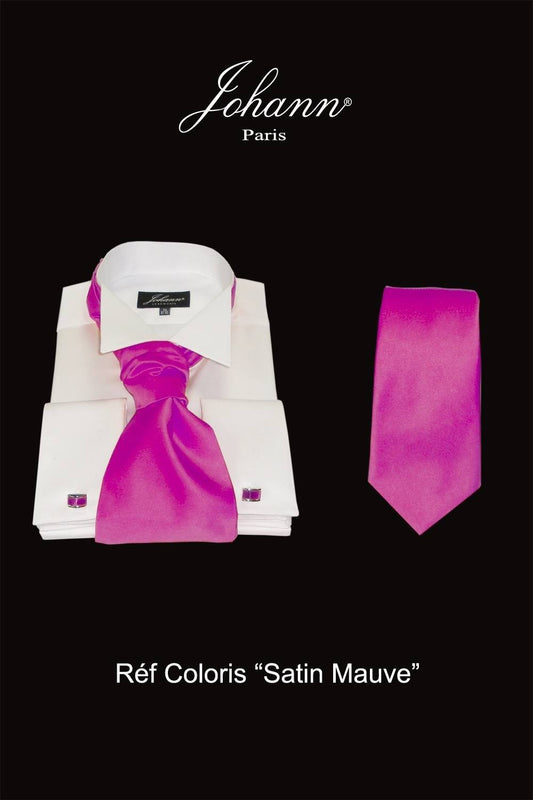 Ascot / Lavallière – Cravate – Nœud Papillon Fuschia