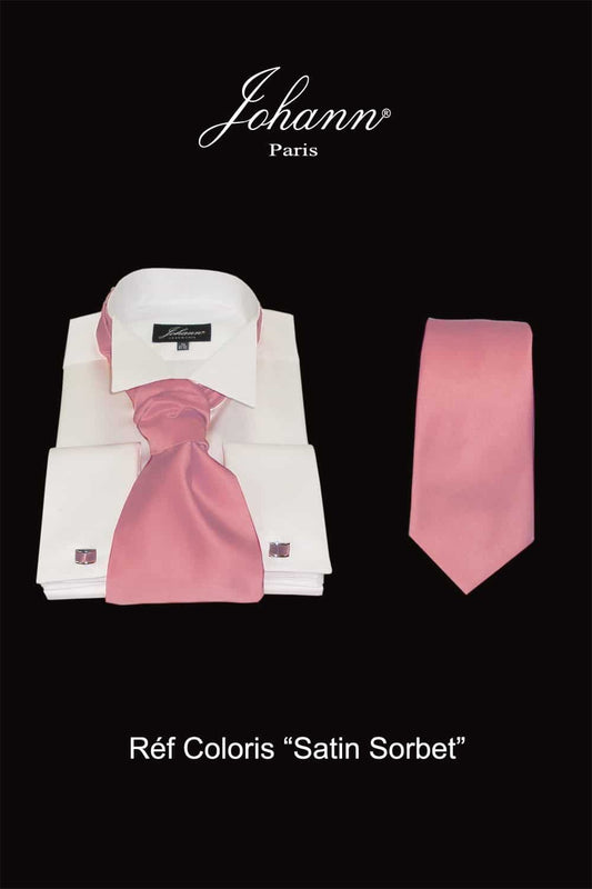 Ascot / Lavallière – Cravate – Nœud Papillon Vieux Rose