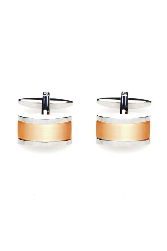 Boutons de manchette Demi-lune Orange
