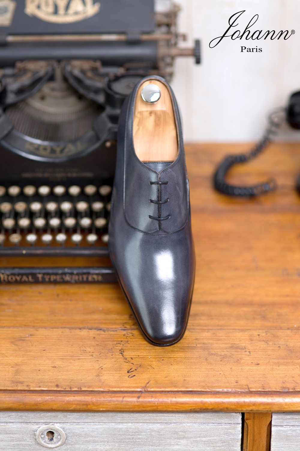 Chaussures Richelieu De Gier patine grise