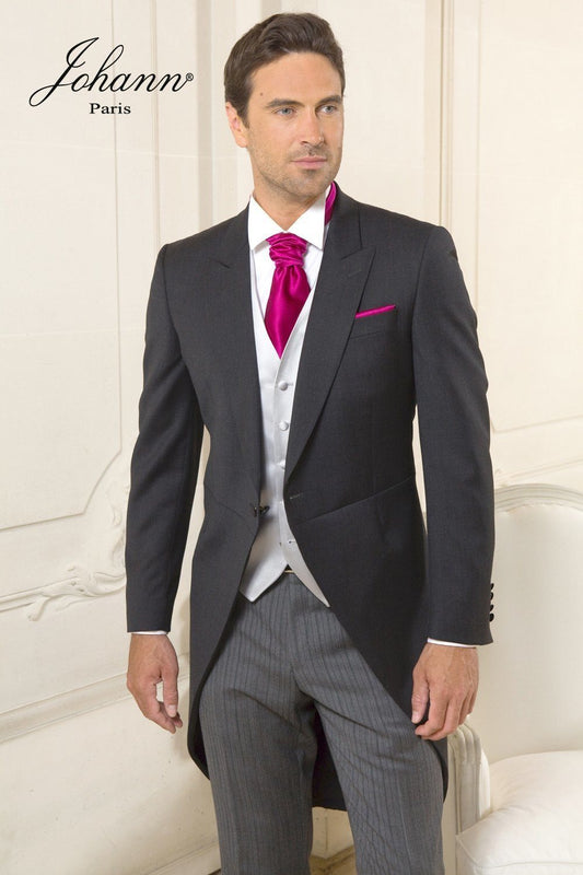 Jaquette et Pantalon Gris rayé (Vente ou Location)