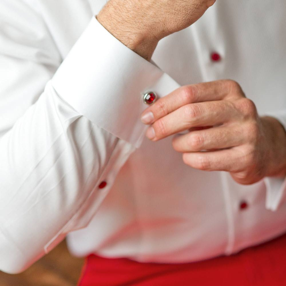 Veste Genova (ouverte courte) et Pantalon rouge et  gilet