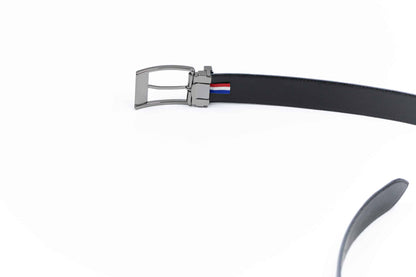 Ceinture cuir de vachette grise