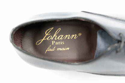 Chaussures Richelieu patine marron damassé