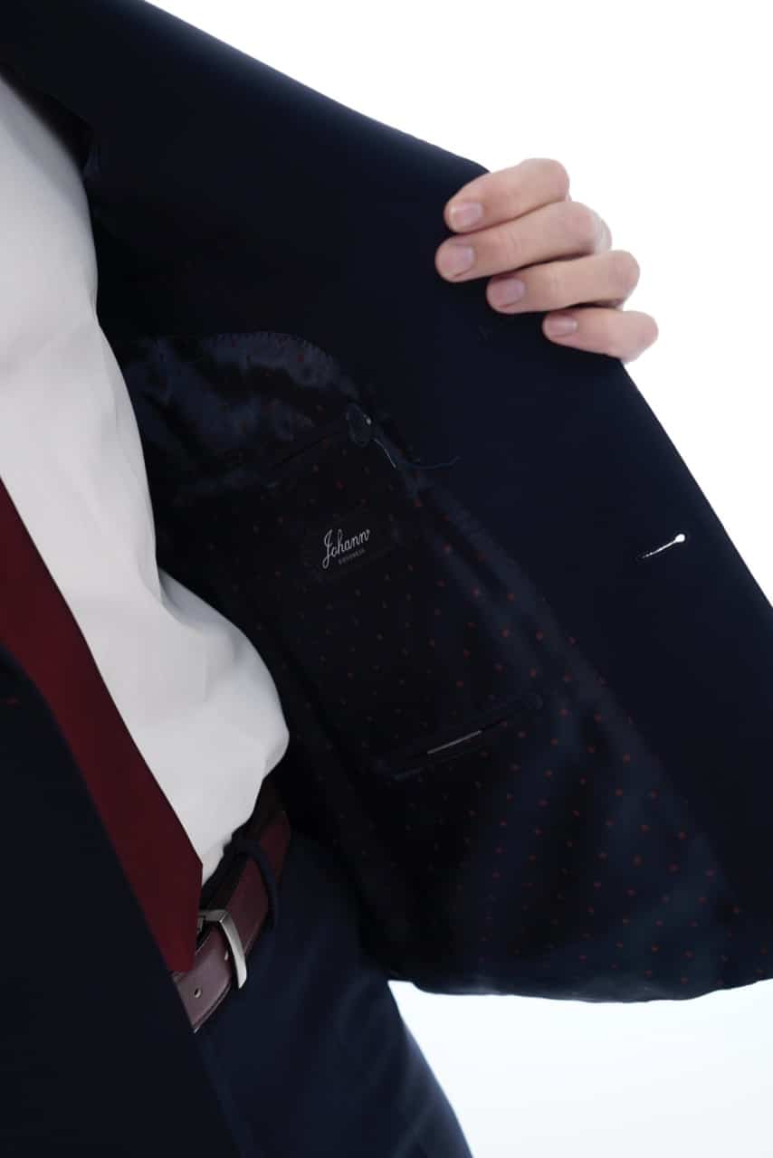 Costume croisé Bleu marine – johann-paris - Main Image
