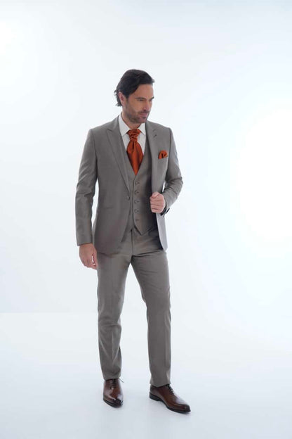 Costume 3 pièces - Beige sable