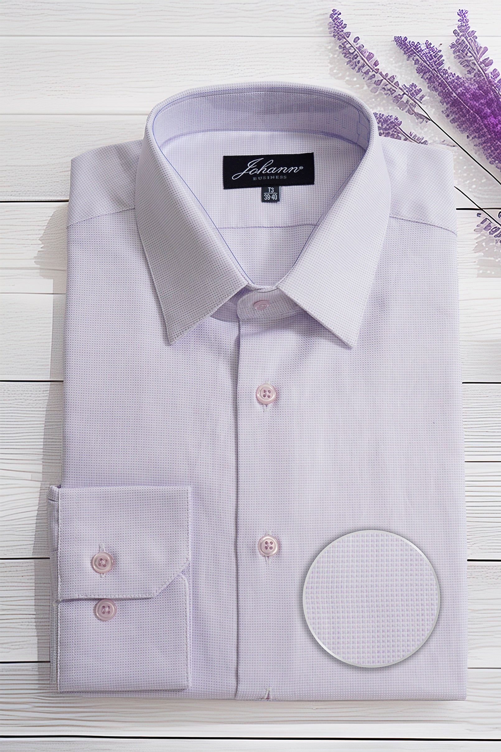 Chemise de ville parme
