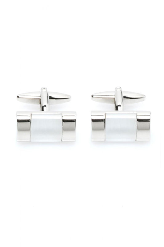 Boutons de manchette Rectangle Ivoire