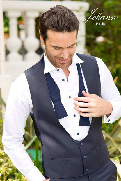Smoking Firenze Blanc Pantalon Marine
